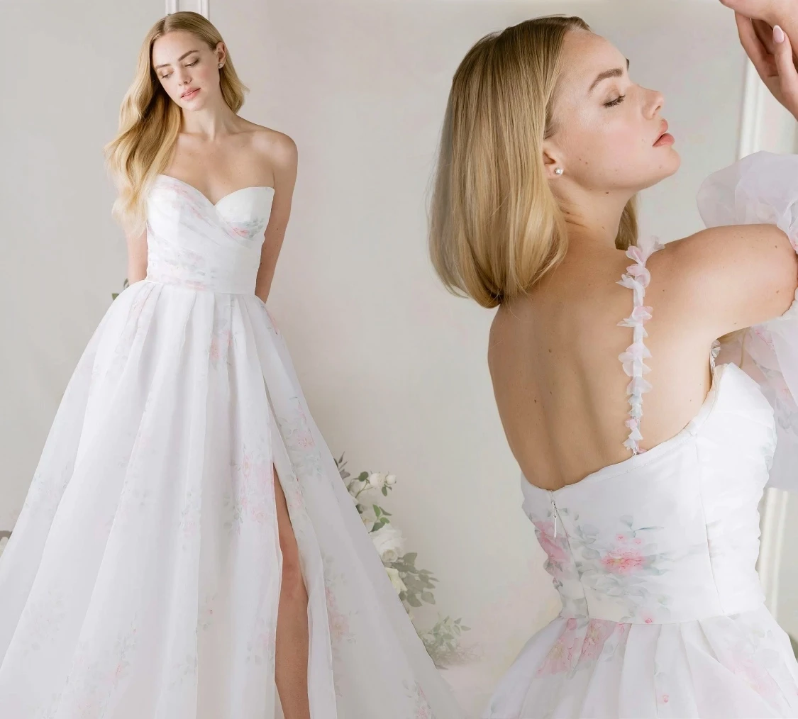 Photo of the model wearing a Morilee gown - Mobile Image