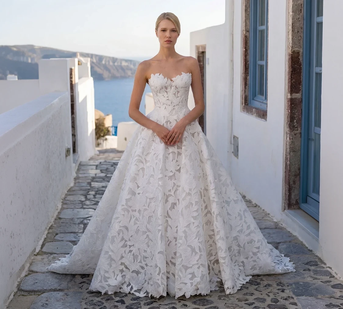 Photo of the model wearing a Morilee gown - Mobile Image