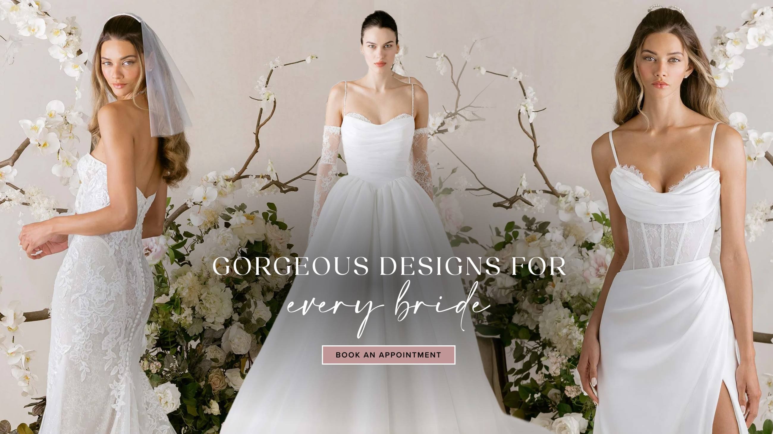 Gorgeous Designs for Every Bride Banner