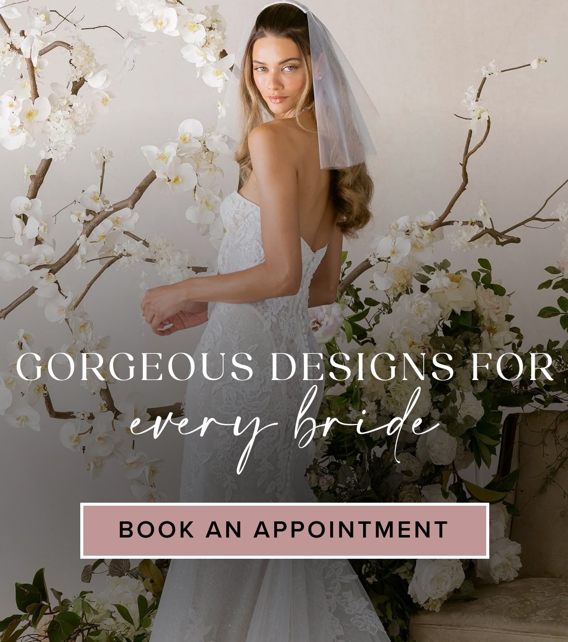 Gorgeous Designs for Every Bride Banner