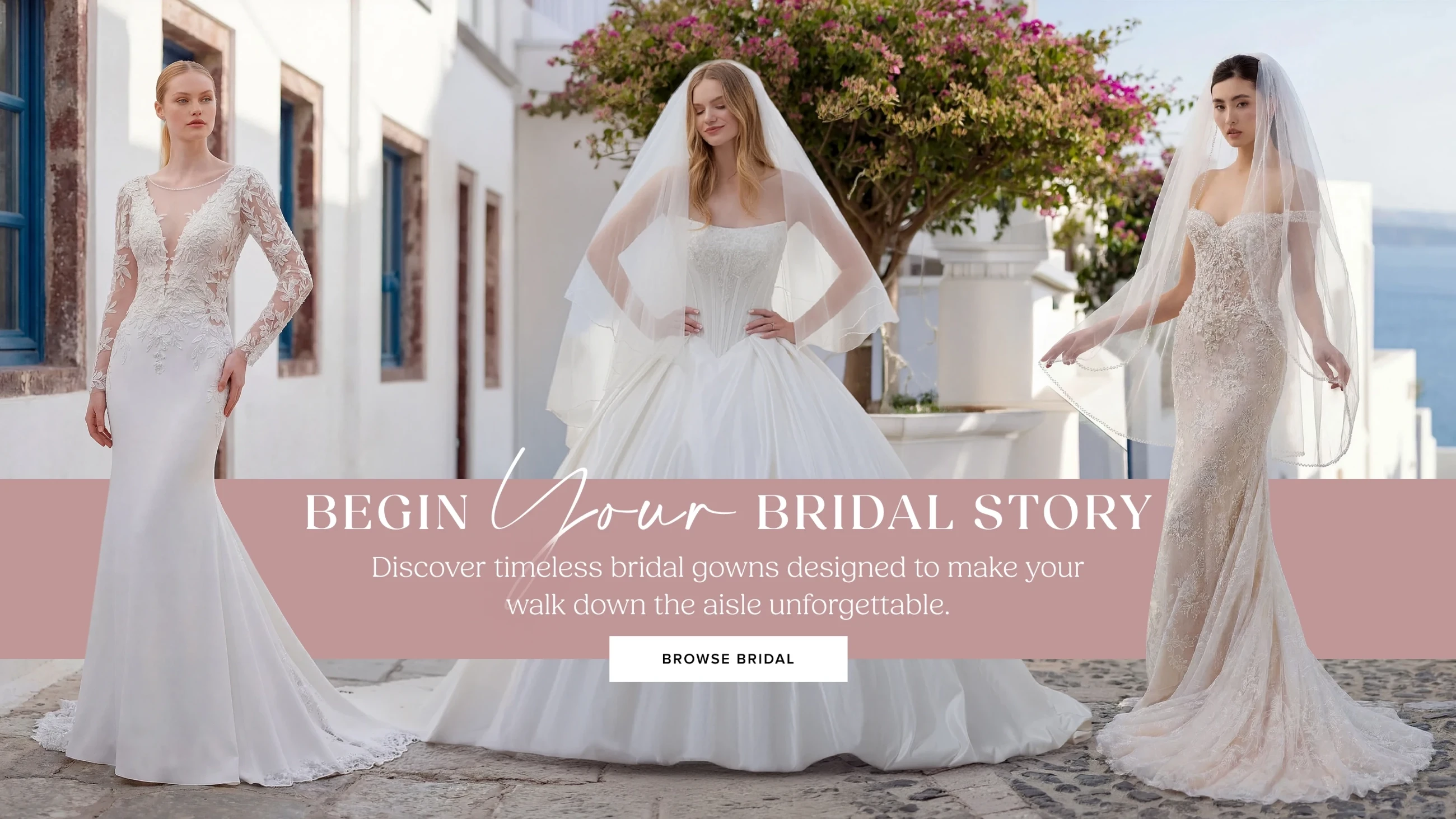 Begin Your Bridal Story Banner